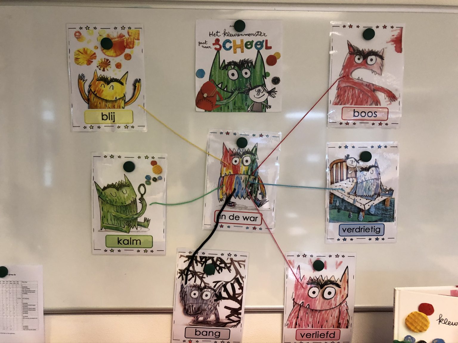 Het kleurenmonster gaat naar school - Juf Leonie